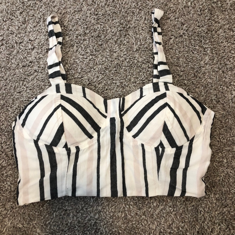 American Eagle fitted Crop Top - Small